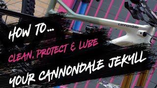 How to Clean, Protect and Lube your Cannondale Jekyll with Anna Cipullo