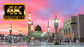 4K Ultra HD. Beautiful Madinah City Tour at Sunset. GoPro HyperSmooth quality. Ziarah. Ziyarat.