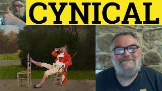  Cynical Meaning - Cynic Examples - Cynically Defined - Cynical Definition - English Vocabulary