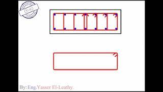 15-5 شرح كانات الأعمدة المربعة والمستطيلة والدائرية Stirrups للمهندس/ياسر الليثي