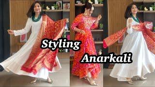 Styling anarkali for upcoming festivals & weddings ️Festival Lookbook 2021️TheHopeStory️hindi