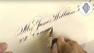 Calligraphie d'enveloppe - Copperplate & script moderne par Suzanne Cunningham