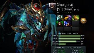 Dota 2 Replay 7.32E Shergarat (Vladimir)'s Visage MVP