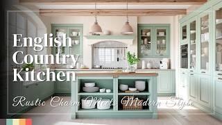 English Country Kitchen: Rustic Charm Meets Modern Style