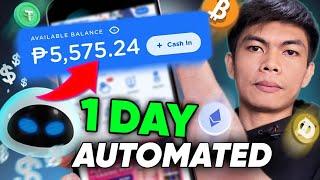 KUMITA NG 5,000Php IN 1 DAY - AI TRADING BOTS 2024 FOR BEGINNERS Using MOBILE PHONE