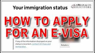 How to apply for an eVisa -  BRP replacement in the UK (in English)