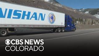 Colorado town to increase fines for truckers without tire chains on I-70