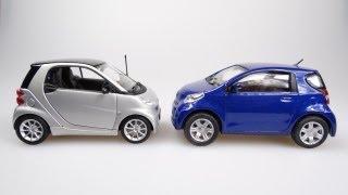 The Smart Fortwo vs the Toyota IQ (2012 Video)