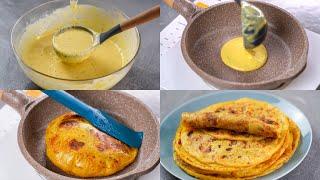 ALOO PARATHA RECIPE WITH LIQUID DOUGH | NO ROLLING, NO KNEADING | ALOO PARATHA RECIPE | N'Oven