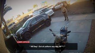 Copping an attitude: Confrontational Las Vegas police officer under internal investigation