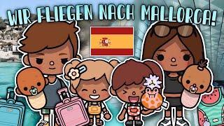 WIR FLIEGEN NACH MALLORCA  | PART 1 |  ️ | KOFFER PACKEN | AESTHETIC ROUTINE | TOCA BOCA STORY