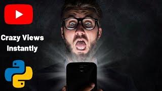 Youtube Views using Python Program | Learn Python Selenium | Automate anything using Python