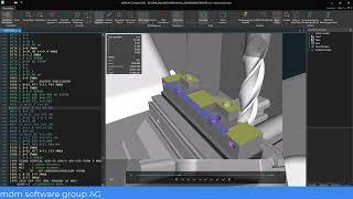 mdm -  @CIMCOvideo  NC-Code Simulation integriert in mdm