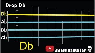 【BASS TUNER】[Drop Db/C# ] (C# G# C# F#)