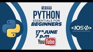 Python Essentials for Beginners | International Organisation of Software Developers | IOSD