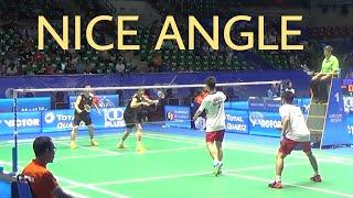 Fast Game by Kevin Sanjaya Sukamuljo & Marcus Fernaldi Gideon | Nice Angle Camera Badminton