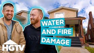 Keith And Evan Turn Fire-Damaged Home Into A Timeless Living Space | Bargain Block