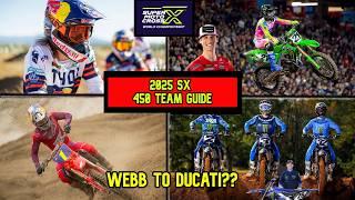 2025 Supercross All 450 Factory Team Rosters | Prado, Lawrence, Craig Updates