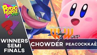 Wild Smash Wednesday #57 - Chowder vs Peacockkaè / Winners Semis