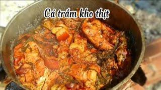 Cá trắm kho thịt món ăn hao cơm| Bếp thùy dương21