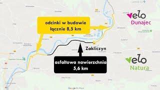 Gotowy" fragment VeloDunajec w gminie Zakliczyn