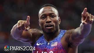 Team USA goes gold-silver as Grant Holloway, Daniel Roberts lead 110m hurdles | Paris Olympics