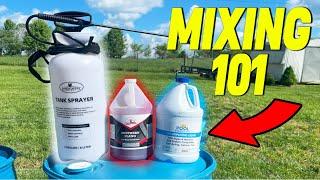 How To Mix Chemicals For Pressure Washing In 7 Minutes - DO NOT USE DAWN! **UPDATED 2024**