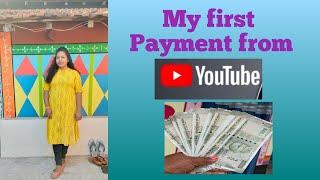 First Payment From YouTube | My First YouTube Earning | My YouTube Journey #firstpaymentfromyoutube