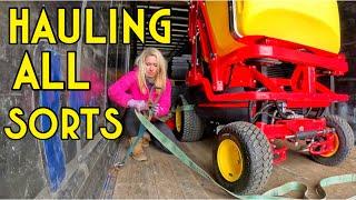 Making the Backload fit on the Trailer | Everything from donkey carts to mowers