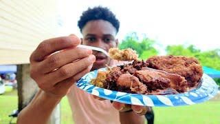 The REAL (GFC)!! Graveside Fried Chicken!! Jamaican Cooking!! 