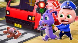 When You Cross the Street | Safety Song for Kids | Funny Stories For Kids | Little PIB