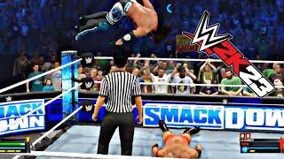 WWE 2K23 - Aj Styles vs LA Knight Match on Smackdown Hindi Commentary (WWE 2K23 Gameplay)