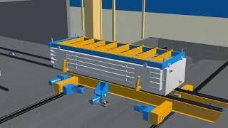 AAC Blocks Cum Panel Line 3d .. powered by DONGYUE Technology