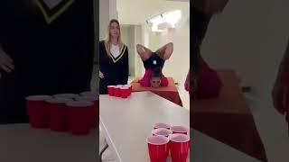 Best beer pong trick shot 