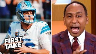 FIRST TAKE | "Lions will win NFC North and earn No. 1 seed and to reach Super Bowl" - Stephen A.