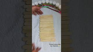 DIY Wall Hanging With Cream Stick|Wall Decoration|Varsha Art and Crafts #diy #paperrose