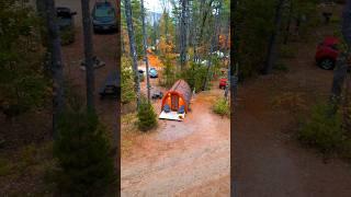 Staying in the SMALLEST Cabin on Earth!  #travel #adventure #cabin #autumn #hotel #nature #views