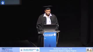 Egyptian-American Haisam Hassanein's Tel Aviv University Valedictorian Address