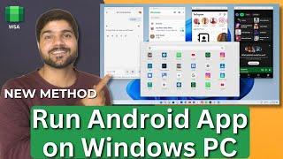 Run Android Apps on PC Easily | Install WSA on Windows 11 (Official Method) 