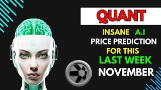 Insane QUANT QNT Price Prediction for THIS WEEK by A.I