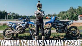 2021 Yamaha YZ250F vs 2020 Yamaha YZ450 || Moto Academy Bike Reviews