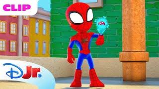 Marvel's Spidey and his Amazing Friends | Trapster vs Spidey ️ | @disneyjr