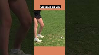 Simple great drill! Golf does not need to be complicated! #over50golf #golftips