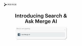 Search & Ask Merge AI Feature Overview