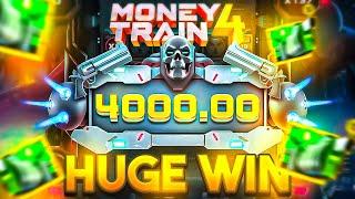 HUGE $4K Win on Money Train 4 – Massive Payout!