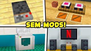  7 CONSTRUÇÕES HACKS que VOCÊ PODE FAZER no MINECRAFT BEDROCK