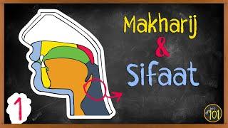 The EASIEST explanation for Makharij & Sifaat - Lesson 1 | Arabic101