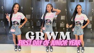 GRWM: First Day Of School  + Mini Vlog | Junior Year ꨄ
