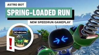 Astro Bot: Spring-Loaded Run Gameplay (44.958 Speedrun)