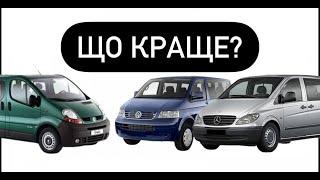 Початок бізнесу: яке авто обрати? Бюджетний бус Renault Trafic \ VW T5 \  Mercedes Vito